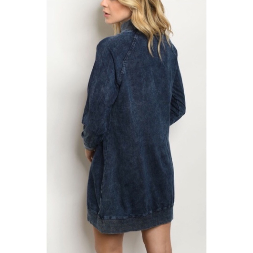 Denim Shift Dress - Picture 2 of 5